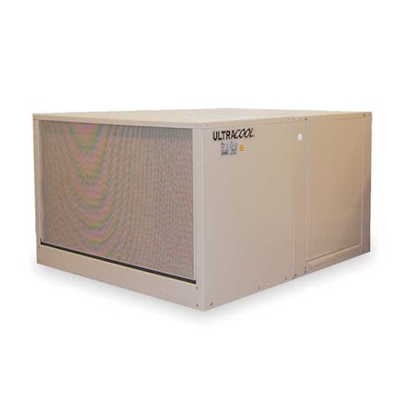 Mastercool 2YAF1-2HTL5-3X275 - Ducted Evaporative Cooler, 6,000 cfm, 2,200 sq ft, 8 gal, 3/4 hp, Belt, Down Discharge, 2 Speed, 230 V