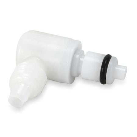 Colder PLCD21006 - Elbow Insert, Acetal, Shut-Off, PTF, 3/8"