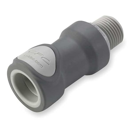 Colder NS6D10008 - Straight, Polypropylene, MNPT 1/2 in