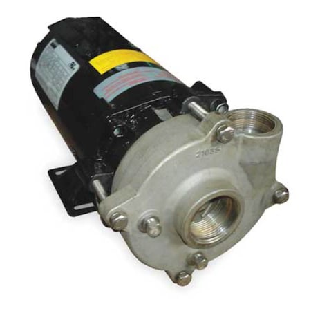 Dayton 2ZWU5 - Stainless Steel 1 HP Centrifugal Pump 208-230/460 V
