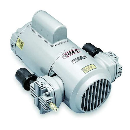 Gast 4HCC-40-M450X - Piston Air Compressor, 1/2 HP, 115/230 V, 1 Ph