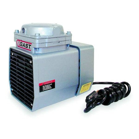 Gast DOA-P707-AA - Compressr/Vacuum Pump, 1/8 HP, 60 Hz, 115 V