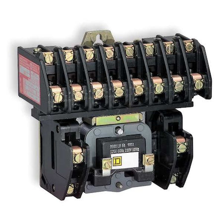 Square D 8903LO1200V04 - 277 VAC Electrically Held Lighting Contactor 12 P 30 A