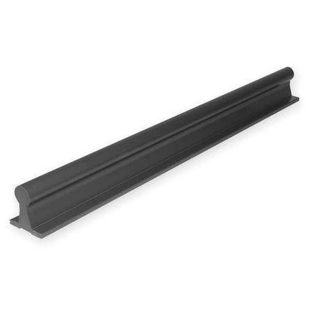 Pbc Linear CCR08-018.000 - Lin Shaft w/Supp Rail,Alum,0.5 In D,18 In