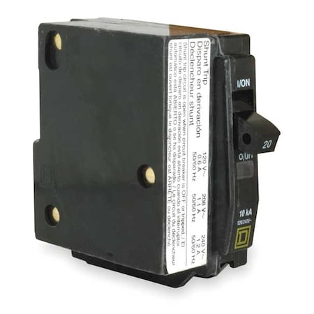 Square D QOB1151021 - Miniature Circuit Breaker, QO Series, 15 A, 1 Pole, 120/240 V AC, 10k A at 120/240 V AC
