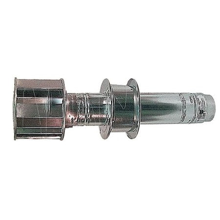 Dayton 2C448 - Side Wall Venting Kit For Dayton Infrared Tube Heaters, 4 in Dia, 29 in L, Galvanized Steel