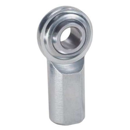 Qa1 CFL8 - Spherical Rod End, Female Plain, 1/2 in Bore Dia, Left Hand Thread, Carbon Steel