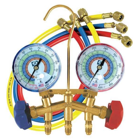 Jb Industries M2-22831 - Manifold Gauge Kit,5 ft L,3 1/8 in Gauge