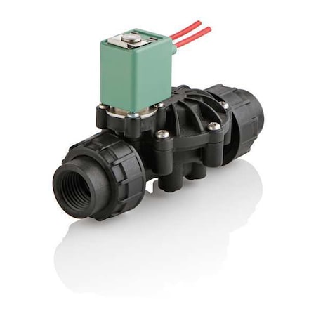 Asco 8212A019L1100F1 - Solenoid Valve, 2-Way, 2-Position, Normally Closed, 1/2 in Pipe Size, 24 V DC, Pilot Operated, EPDM