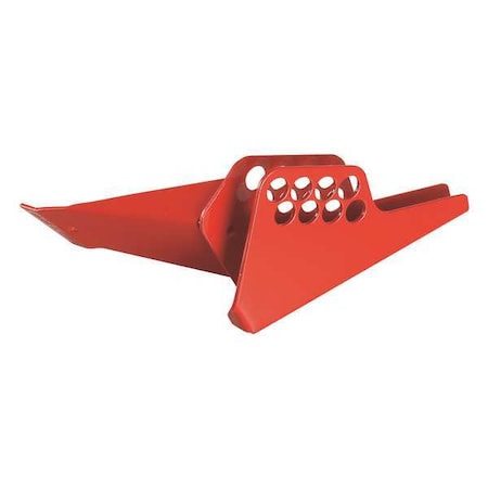 Master Lock S3476 - Ball Valve Lockout, Thermoplastic, Red