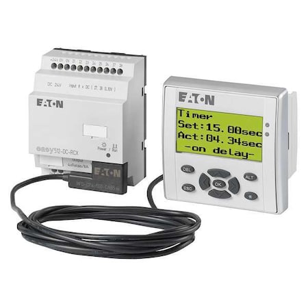 Eaton EASY-E4-DC-8TE1 - I/O Module, 4 Inputs, 4 Outputs