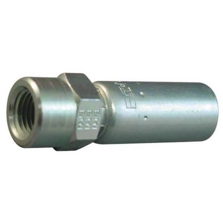 Kurt GT-04-08 - Crimp Fitting, Straight, 1/4" ID