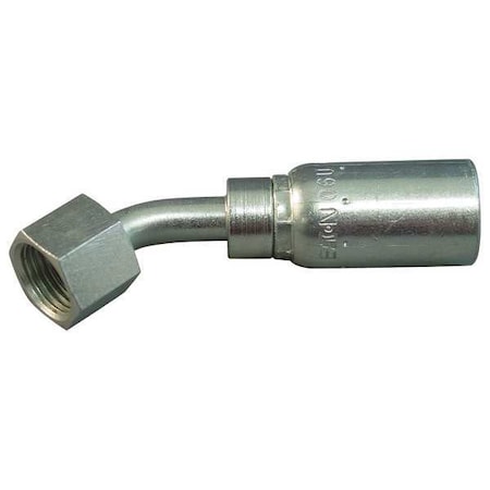 Kurt FFX45-04-04 - Crimp Fitting,45 Degrees Elbow,1/4" ID