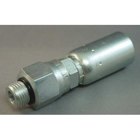 Kurt MBX-08-10 - Crimp Fitting,Straight,1/2" ID,ORB