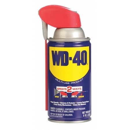 Wd-40 490026 - General Purpose Lubricant, 8 oz, Aerosol Spray Can, Mineral Oil Base, 300 Degrees F Max Op Temp, Amber, Original Formula Series