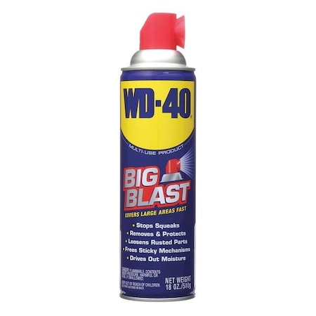 Wd-40 490095 - General Purpose Lubricant, 23 oz, Aerosol Spray Can, Mineral Oil Base, 300 Degrees F Max Op Temp, Amber, Original Formula Series