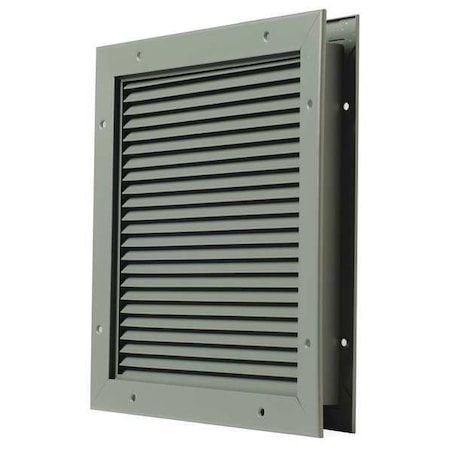National Guard L-700-BF-12x18 - Door Louver,17 1/4 in H,11 1/4 in W