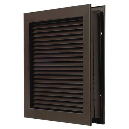 National Guard L-700-RXDKB-24x24 - Door Louver,22 1/4 in H,22 1/4 in W
