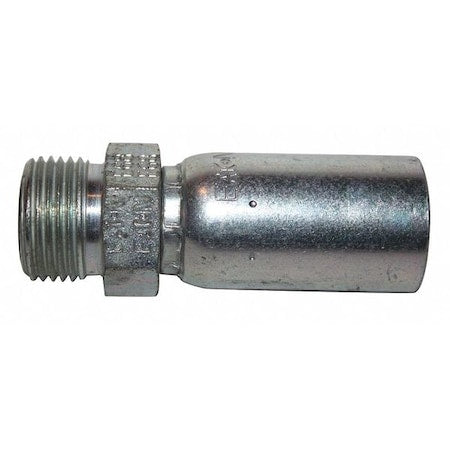 Kurt MF-06-08 - Crimp Fitting,Straight,3/8" ID,ORS