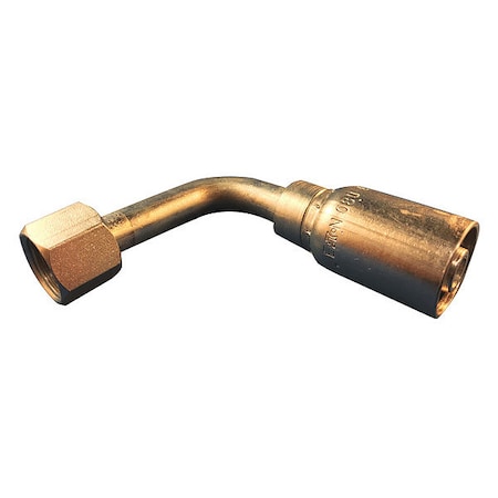 Kurt FJX90L-08-08 - Crimp Fitting,90 Degrees Long Elbow,1/2"