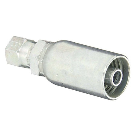 Kurt FJX-06-04 - Crimp Fitting,Straight,3/8" ID,JIC