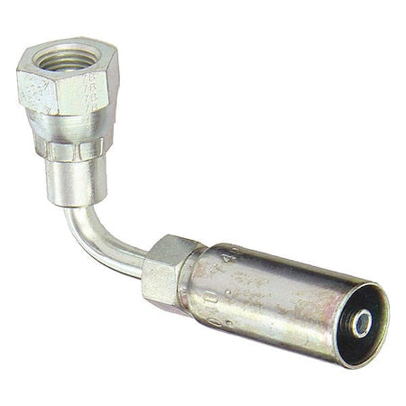 Kurt F-BSPX90-04-04 - Crimp Fitting,90 Degrees Elbow,1/4" ID