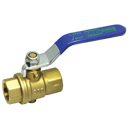 N/A G-ADV-38NLH - 3/8" FNPT Brass Ball Valve Inline