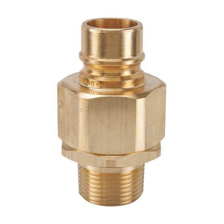 Snap-Tite BVHN8-8MV - Hydraulic Quick Connect Hose Coupling, Brass Body, Ball Lock, 1/2"-14 Thread Size, H Series