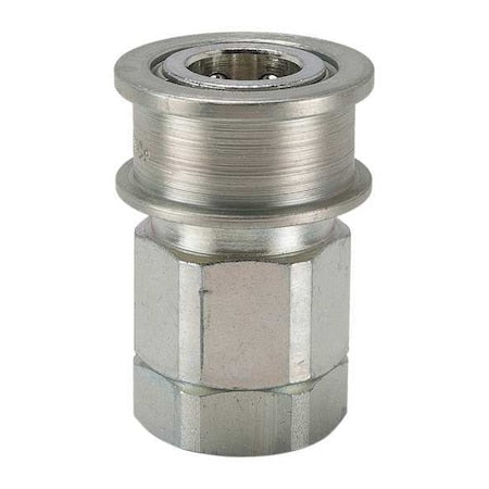 Snap-Tite PEAC6-6F - Hydraulic Quick Connect Hose Coupling, Steel Body, Sleeve Lock, 3/8"-18 Thread Size, EA Series