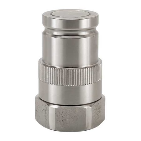Parker SH71-3N16-16F - Hydraulic Quick Connect Hose Coupling, High Pressure Stainless Steel Body, Ball Lock, 71 Series