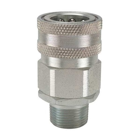 Snap-Tite VHC4-4MV - Hydraulic Quick Connect Hose Coupling, Steel Body, Sleeve Lock, 1/4"-18 Thread Size, H Series