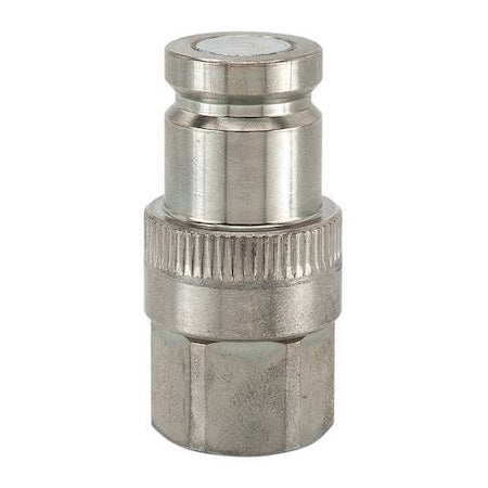Parker 71-3N16-20EF - Hydraulic Quick Connect Hose Coupling, Steel Body, Push-to-Connect Lock, 1-5/8"-12 Thread Size