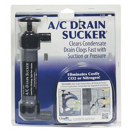 Nu-Calgon 61308 - Drain Clearing Gun,Manual Pump,Plastic