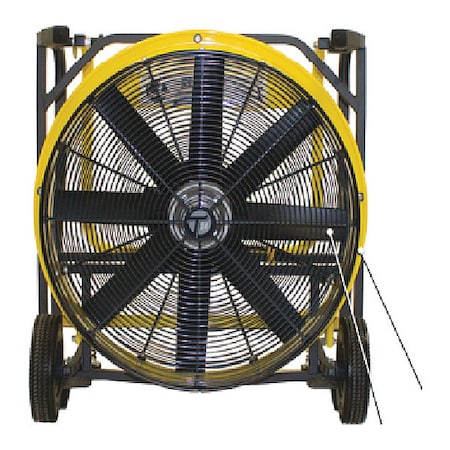 Tempest 913-1261 - 24 in Floor Air Circulator, 12,867 CFM, 1 HP, Dual-Voltage 115/208-230 V