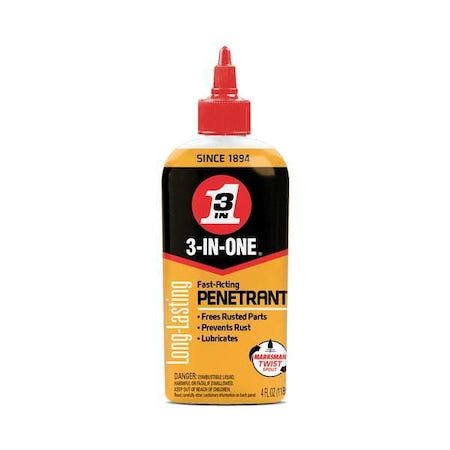 3-In-One 120015 - Penetrant, -50 to 500 F, 4 Oz.