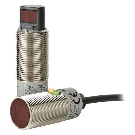 Omron E3FB-DP132M - Diffuse Photoelectric Sensor, Bare Wire, Right Angle, Cylindrical, Selectable Light On/Dark On, PNP