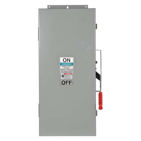 Siemens HNF663J - Nonfusible, Safety Switch, Heavy Duty, 600 V, 3 PST