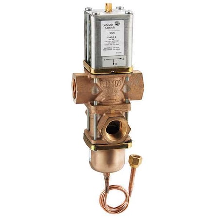 Johnson Controls V48AC-2C - Water Regulating Valve,2 Way,NPT,3/4 in.