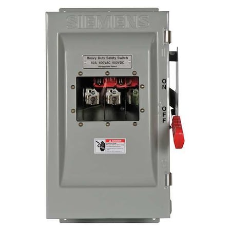 Siemens HNF362JW - Nonfusible, Safety Switch, Heavy Duty, 600 V, 3 PST