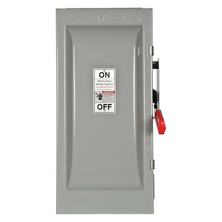Siemens HF223J - Fusible, Safety Switch, Heavy Duty, 240 V, 2 PST