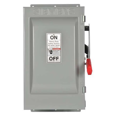 Siemens HF322J - Fusible, Safety Switch, Heavy Duty, 240 V, 3 PST