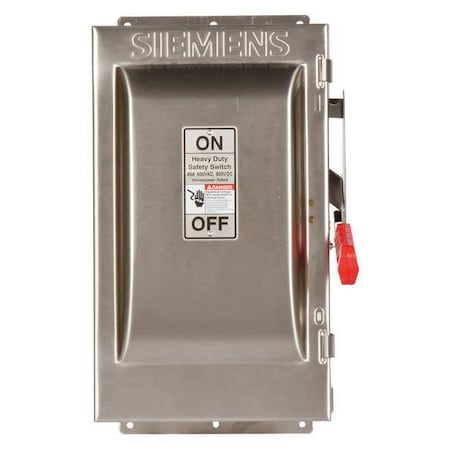 Siemens HF362S - Fusible, Safety Switch, Heavy Duty, 600 V, 3 PST