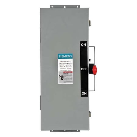 Siemens DTNF361J - Nonfusible, Safety Switch, Heavy Duty, 600 V, 3 PST