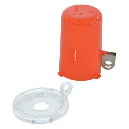 Brady 130819 - Push Button Lockout, Red, Plastic, 1 Max. No. of Padlocks, 69/250 in Max. Shackle Dia.