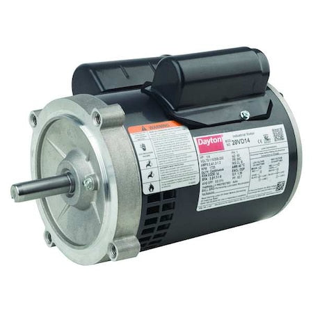 Dayton 119167.00 - Capacitor-Start/Run General Purpose Motor, 1 hp HP, 115/208-230 V AC Voltage, 56 C Frame