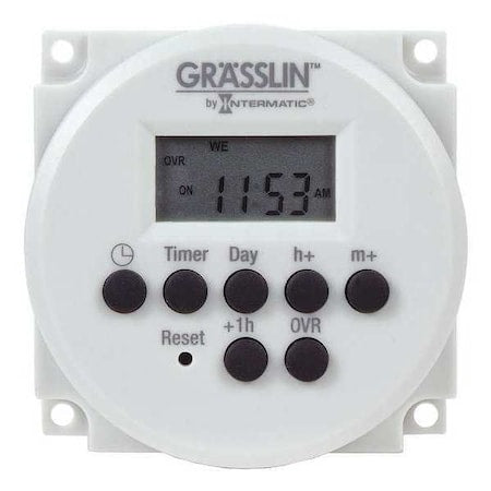 Intermatic FM1D14-AV-U - Electronic Timer, 7 day, SPDT, 120-277 V AC, 14 Events Available, Digital