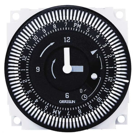 Intermatic FM1QTUZH-120U - Electromechanical Timer,24 hr,SPDT,Steel