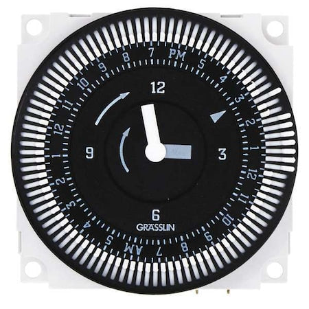 Intermatic FM1STUZ-120U - Electromechanical Timer,24 hr,SPDT,Steel