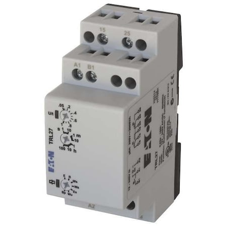 Eaton TRL27 - Multifunction Time Delay Relay, Square, 6 Functions 12 to 240 V AC/DC, DPDT