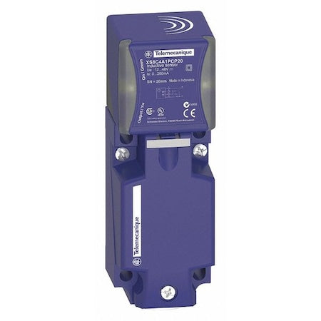 Telemecanique Sensors XS8C4A4PCN12 - Inductive, Rectangular Proximity Sensor, PBT, Bare Wire, 4 Wires, Unshielded